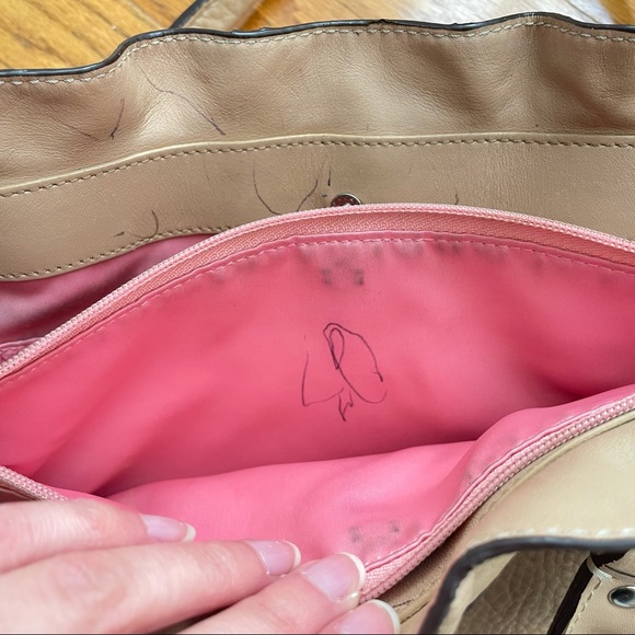 Coach Leather Ruffle Shoulder Bag - Picture 11 of 16